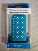 For Apple iPod Touch 4th Gen Case Aqua Blue And White Polka Dot Brand New - $0.98
