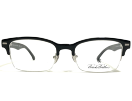 Brooks Brothers Eyeglasses Frames BB2014 6000 Black Rectangular 50-18-145 - £59.61 GBP