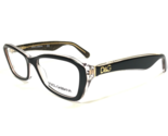Dolce &amp; Gabbana Eyeglasses Frames DG3168 2737 Black Clear Gold 53-16-135 - $126.39