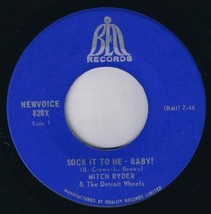 Mitch Ryder Sock It To Me Baby 45 rpm I Never Had It Better Canadian Press - £3.94 GBP