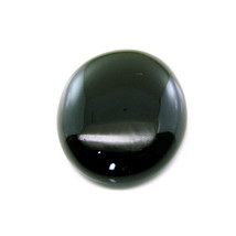 Top Quality Large 37.5Ct Black Onyx Oval Cabochon Gemstone - £10.75 GBP