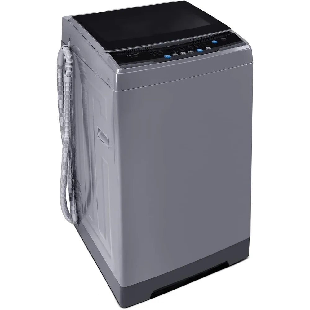 Ft portable washing machine 11lbs capacity fully automatic compact washer with wheels 6 thumb200