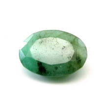 4.6Ct Natural Green Emerald (Panna) Oval Cut Commercial Grade I3 Gemstone - £14.30 GBP