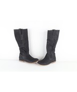 Frye Womens Size 7.5 B Tall Leather Pull On Riding Boots Shoes Black - $2,951.65 MXN