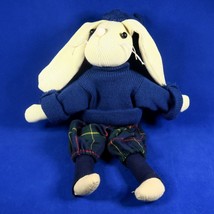 Sock Bunny 12&quot; Stuffed Anthropomorphic Rabbit - £15.74 GBP
