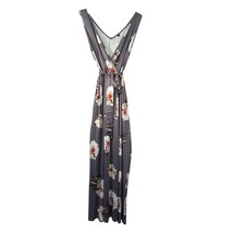 Kilig Floral Maxi Wrap Dress Size Small With Belted Waist - £22.97 GBP