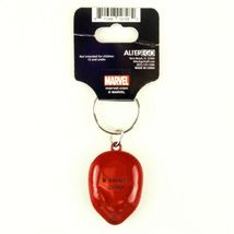 Marvel Comics Spiderman Red Mask Superhero Metal Keychain Key Ring image 3