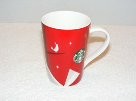2012 Starbucks Company Holiday Season Partridge Mermaid Red Coffee Mug GB12 Guc - £15.63 GBP