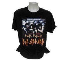 KISS DEF LEPPARD Tour 2014 40 Year Anniversary  Men’s T Shirt Size Large - $22.20