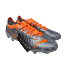 Puma Ultra 1.4 FG/AG Soccer Cleat Men&#39;s 8.5 106694-01 Diamond Silver/Neon Citrus - £81.49 GBP
