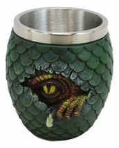 Green Khaleesi&#39;s Dragon Scale Egg With Hatching Wyrmling Small Cup Shot ... - £17.25 GBP