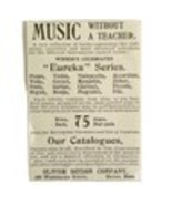 Oliver Ditson Music Books 1894 Advertisement Victorian Musical Ed ADBN1ddd - $376.02 MXN