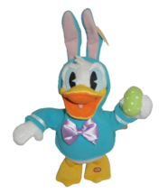 Hallmark 2009 Disney Donald Duck Don&#39;t Pull My Ears Plush Dancing Singing Easter - $17.99