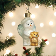 Old World Christmas Baby Snow Angel Glass Christmas Ornament 24222 - £15.09 GBP