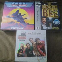 Lot Of 3 TV &amp; Movie Games Top Gun, Big Bang, Singing Bee ** Brand New - $726.24 MXN