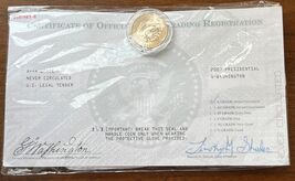 2007 George Washington Presidential $1 Dollar Coin w/ Certificate A Grad... - €7,75 EUR