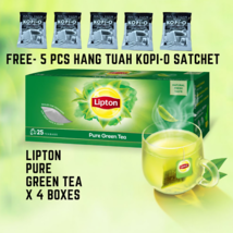 5 box X 25pcs Lipton Pure Green Tea Refreshing Light Taste - £15.50 GBP