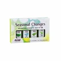 NEW Now Essential Oils Seasonal Changes Balancing Aromatherapy Kit 4x10ML - $23.60