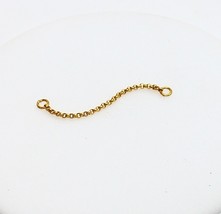 22k gold extender with open jump ring - £64.73 GBP
