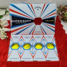 12X Callaway Golf Super Soft Golf Balls - Yellow (1 Dozen) New - $429.31 MXN