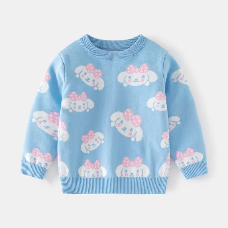 Sanrio Cinnamoroll Kids Jumper Hello Kittys Cartoon Anime Knit Loose Top - £16.60 GBP