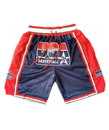 USA Dream Team Olympic Basketball Shorts Men&#39;s Stitched Pants with Pockets - £39.42 GBP