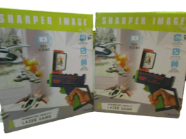 Sharper Image Augmented Reality Laser Bluetooth  Game Gun 2 Pack - £24.20 GBP