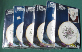 Vogart Crafts Quilt Blocks 8742N Lot of 6 Rose Bouquet 18x18 NEW Sealed Packages - £34.17 GBP