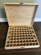 Soligt Wooden Essentials Oil Box Holds 63 Bottles &amp; 8 Roll-ons Empty Cas... - $26.81