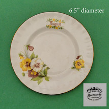 Queensway Bone China 6.5&quot; Diameter Porcelain Plate August Made in England  - £5.41 GBP
