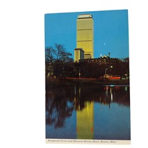 Postcard Prudential Tower And Sheraton Boston Hotel At Night Boston MA Chrome - $9.90