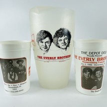 THE EVERLY BROTHERS 1986 7UP CUPS Budweiser Pitcher Depot Deli Shenandoa... - $48.95