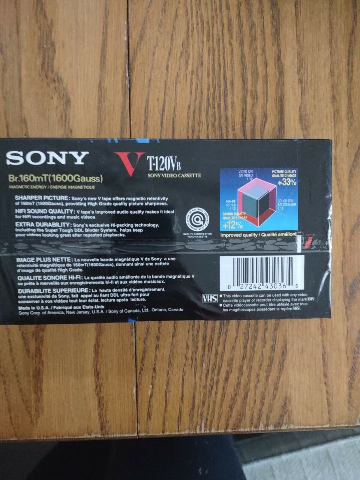 Sony T-120 Vhs New Tape and 50 similar items Sony T-120 Vhs New Tape and 50 similar items
