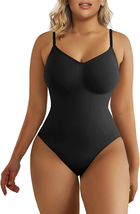 Women'S Seamless Shapewear Bodysuit Tummy Control Body Shaper, Black S-M - $43.12