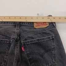 Levis Low Pro Straight Women's Black Cotton Jeans Size 26 (26×30) image 10