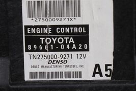 Toyota Engine Control Module Computer Unit ECM ECU 89661-04A20, TN275000-9271 image 2