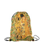 Gustav Klimt The Kiss Drawstring Bag 16.5&quot;(W) x 19.3&quot;(H) - $28.00