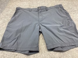 Ridgecut Toughwear Shorts Mens 44 Gray Nylon Flat Front zip pocket Fishing. - $12.82