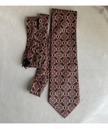 Vintage Gucci Paolo Gucci Silk Horsebit Tie Burgundy - $1,390.57 MXN