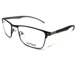 Timex Eyeglasses Frames TMX BLITZ BK Black Gray Square Full Rim 49-16-130 - $46.53
