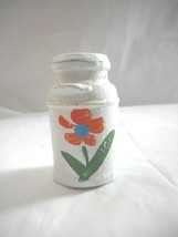 Milk Can Cast Iron Miniature Iron Old Timer Dollhouse Decor Fairy Garden Object - £6.84 GBP