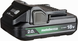 Metabo HPT Battery | 18V - 2.0Ah Lithium Ion | 4-Stage Fuel Gauge | for use in - £38.24 GBP