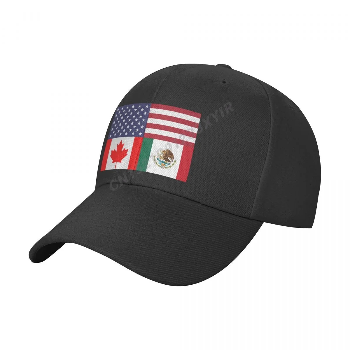 Baseball Cap USA United States Canada Mexico Flag Wild Sun Shade Peaked - £16.02 GBP