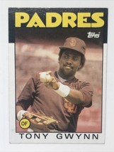 Tony Gwynn 1986 Topps #10 San Diego Padres MLB Baseball Card - £0.93 GBP