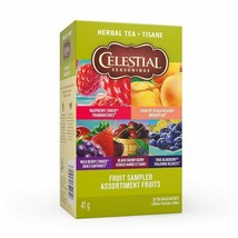 Celestial Seasonings Herbal Tea Fruit Sampler - 18 Tea Bags - £8.01 GBP