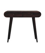 Artisan Furniture Light Walnut Curved Edge Console Table - $283.00