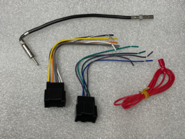 Stereo wiring harness aftermarket radio adapter plug +ant. Some 06+ GM v... - $17.99