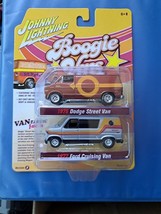 Johnny Lightning Boogie Vans 2-Pack 1976 Dodge Street 1977 Ford Cruising - $12.11