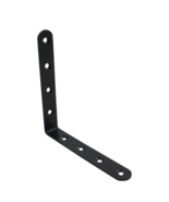 4 Pack - 10&#39;&#39; Black Corner Brace L Bracket, Heavy Duty Metal for Shelves... - $24.64 CAD