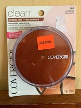 Cover Girl Clean Natural Beige 140 Normal Skin Pressed Powder Compact NOS - £11.88 GBP